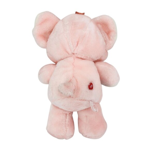Vintage Care Bear Cousins Lotsa Heart Elephant Pink Plush Kenner American 13" - Picture 7 of 14
